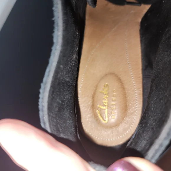 Clarks Artisan Heel Ankle Booties, Black Size9.5 - Picture 8 of 10